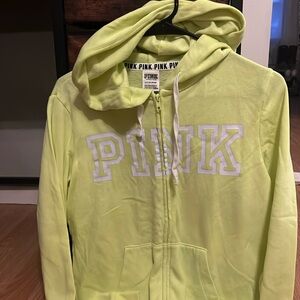 PINK zip up hoodie